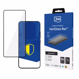 Reinforced full-screen tempered glass 3mk HardGlass Max Black for Xiaomi 15