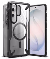 Ringke Fusion X Magnetic MagSafe Maciņš for Samsung Galaxy S26 Ultra - Clear melns