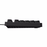 Wozinsky WKG-200 RGB membrānas spēļu tastatūra ar ritināšanas riteni - melna