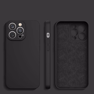 Silikona viedtālruņa apvalks Samsung Galaxy S24+ - melns