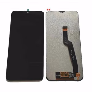 LCD ekrāns Samsung A105 A10 Dual SIM ar skārienjutīgo ekrānu melns oriģināls