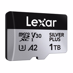 Lexar High-Performance Silver Plus microSDXC atmiņas karte 1 TB + adapteris