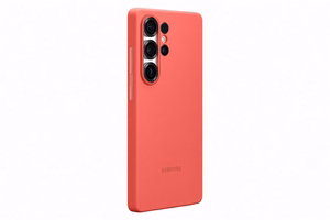 Samsung Silicone Case vāciņš Samsung Galaxy S25 Ultra telefonam, sarkans