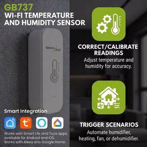 GreenBlue GB737 – iekštelpu Wi-Fi temperatūras un mitruma sensors, 3,0 V, 2× LR03