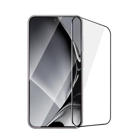 Aizsargstikls ar metāla rāmi Samsung Galaxy S22 / S23 melns rāmis