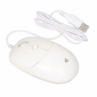 iBOX i011 Seagull wired optical mouse, balts