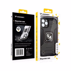 Wozinsky Ring Armor Case statīvs izturīgs aizsargvāks iPhone 13 Pro Max rozā zelts