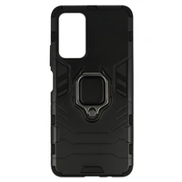 Viedtālruņa apvalks Ring Armor Case for Xiaomi Poco M4 Pro 5G - melns