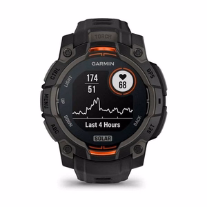 Garmin viedpulkstenis Instinct 3 Solar (010-02934-00) – melns