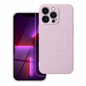 SILICONE MAG APVALKS (liels caurums) saderīgs ar MagSafe IPHONE 17 Pro Max rozā