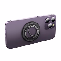 HOCO magnētiskais mobilā tālruņa gredzena turētājs GH3 melns