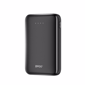 BWOO portatīvais lādētājs P72 QC 22.5W PD 20W 5000 mAh ar 2 x USB-A un 1 x USB-C pieslēgvietām, melns