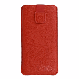 WONDER Deko viedtālruņa apvalks (izmērs XXL) Samsung S25 Ultra/S24 Ultra/M35/M23/A16 5G/Xiaomi Redmi 14C sarkans