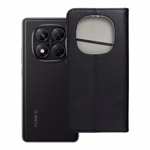 SMART CASE grāmatas tipa viedtālruņa apvalks XIAOMI Redmi Note 14 PRO 5G / 14 PRO PLUS 5G melns