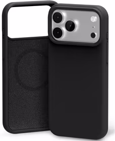 Korpuss Mercury Pure Magsafe Silicon Case Apple iPhone 17 Pro Max melns