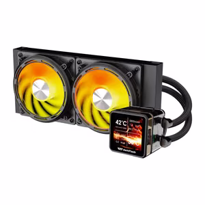 CPU water cooling DE240 (melns)