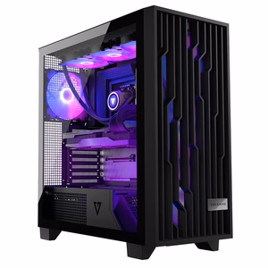MODECOM VOLCANO PERUN APEX ARGB MIDI datora korpuss, melns