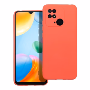 SILIKONA viedtālruņa apvalks XIAOMI Redmi 10C persiku