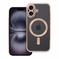 ELECTRO MAG COVER magnētiskais viedtālruņa apvalks, savietojams ar MagSafe, paredzēts IPHONE 16, brūnā krāsā