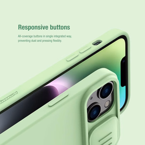 Nillkin CamShield Silky Silicone Case for Iphone 15 Plus purple
