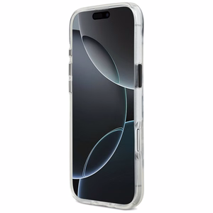 Karl Lagerfeld IML Choupette Sketch Logo Magnētiskais viedtālruņa apvalks iPhone Air - caurspīdīgs