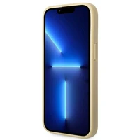 Guess GUHCP14SHGGSHD iPhone 14 6.1" zelta cietais viedtālruņa apvalks Glitter Script