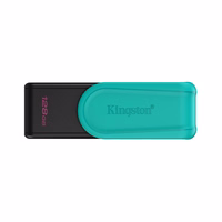 Kingston pendrive 128GB Portable USB 3.2 Gen 1 DataTraveler Exodia S (melns/tirkīza)