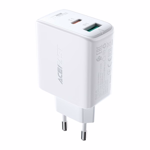 Acefast sienas lādētājs USB Type C / USB 32W, PPS, PD, QC 3.0, AFC, FCP balts (A5 balts)