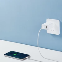 Xiaomi ceļojumu lādētājs Combo ātrais lādētājs USB-A / USB-C 33W PD balts (BHR4996GL)