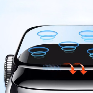 Aizsargstikls akrila ar pilnu līmējumu Apple Watch 7/8/9 45mm