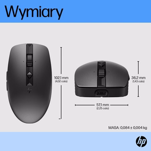 HP 710 uzlādējama klusa pele