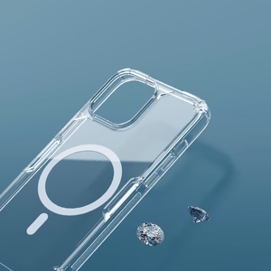 Nillkin Nature Pro magnētiskais viedtālruņa apvalks iPhone 14 Plus, MagSafe, zils