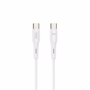 T-PHOX KABELIS GENTLE USB-C/USB-C 60W 1M BALTS