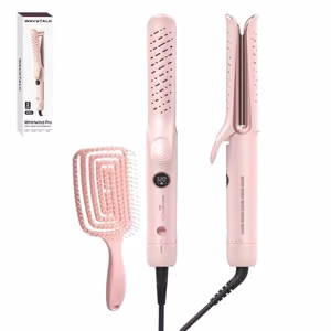 Hair straightening and curling tongs Wavytalk Whirlwind Pro pink