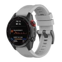 Silikona siksniņa GARMIN FENIX 3 / 3HR / 5X / 6X / 6X Pro / 7X / 7X Pro pelēka (12)