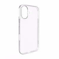 Puro 03 Nude silikona viedtālruņa apvalks iPhone 16 Plus - caurspīdīgs