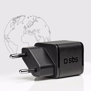 SBS TETRGAN1C20K 20W GaN Зарядное устройство USB-C с Power Delivery - чёрный