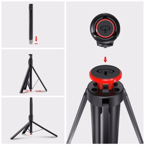FORCELL F-GRIP F170XL automātiskais pašbildes kāts ar tālvadības statīvu melns