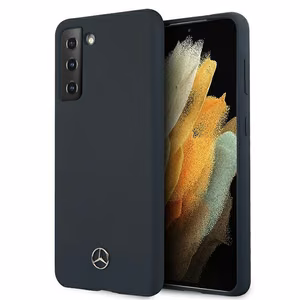 Mercedes Silikona Line apvalks Samsung Galaxy S21 zils