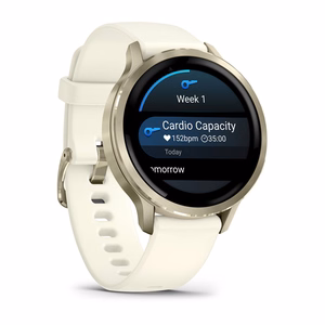 Garmin Venu 4 – GPS viedpulkstenis, AMOLED, 41 mm, zelta