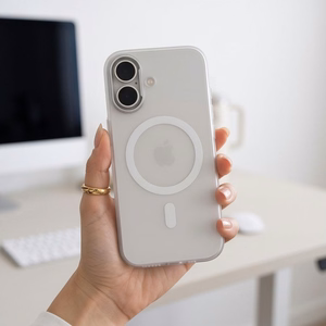 Tech-Protect MagZero MagSafe maciņš iPhone 17, matēti balts