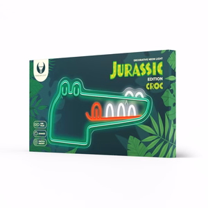 Neon PLEXI LED JURASSIC CROC zaļš FLNJ03 Forever Light