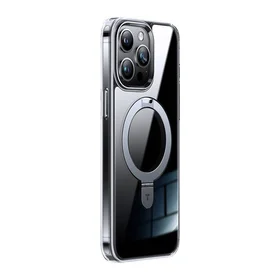 Torras viedtālruņa apvalks UPRO Ostand Clear iPhone 15 PRO (caurspīdīgs)