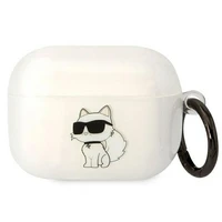 Karl Lagerfeld KLAPHNCHTCT Airpods Pro apvalks caurspīdīgs Ikonik Choupette