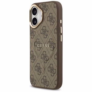 GUESS apvalks IPHONE 17 saderīgs ar MagSafe GUHMP17SP4MSEGCW (PU 4G ar klasisko) brūns