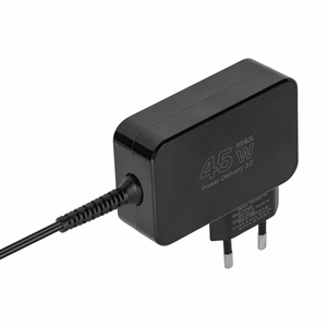 Kruger&Matz universāls klēpjdatoru lādētājs, 45 W, melns