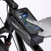 Maciņš/turētājs velosipēda TAKEZERO TZ06 soma uz rāmja melns