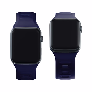3mk silikona siksniņa Apple Watch, 42/44/45/46/49 mm, okeāna zils, lielais izmērs