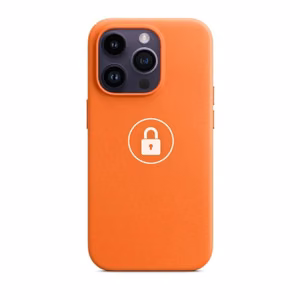 Phone Maciņš "Leather Maciņš v2" priekš iPhone 14 Pro Max / Oranžs / in package