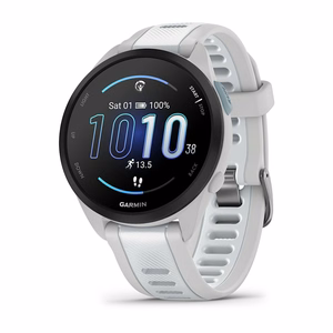 Garmin Forerunner 165 Music GPS viedpulkstenis, 1,2 collu (3,05 cm) AMOLED skārienekrāns, 43 mm, 390 × 390 pikseļi, pelēks